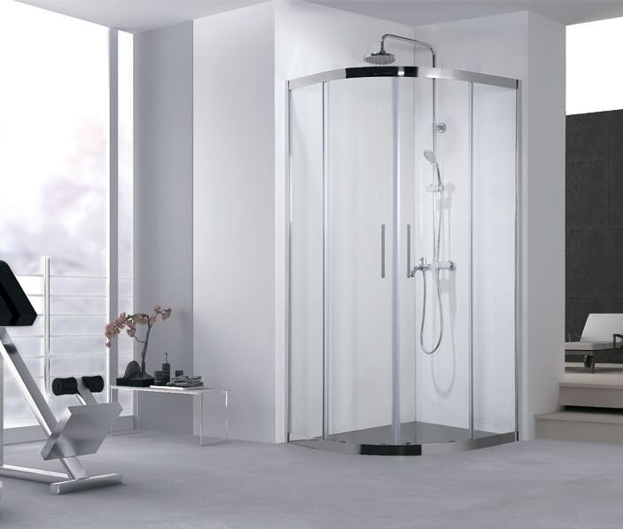 Изображение товара Душевой уголок Aquanet Delta NPE2142 90x90 см, стекло 8 мм, раздвижные двери