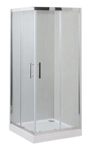 Изображение товара Душевой уголок Aquanet Delta Cube NPE1142 90 x 90 см, 00183212, стекло прозрачное