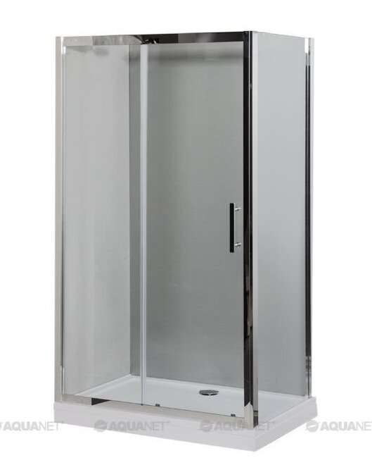 Изображение товара Душевой уголок Aquanet Delta NPE1131 120x80 см с прозрачным стеклом и раздвижными дверями