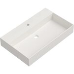 Раковина Radostone Cezaria RCEZ10000, 80 см, искусственный камень, белый матовый - фото 1