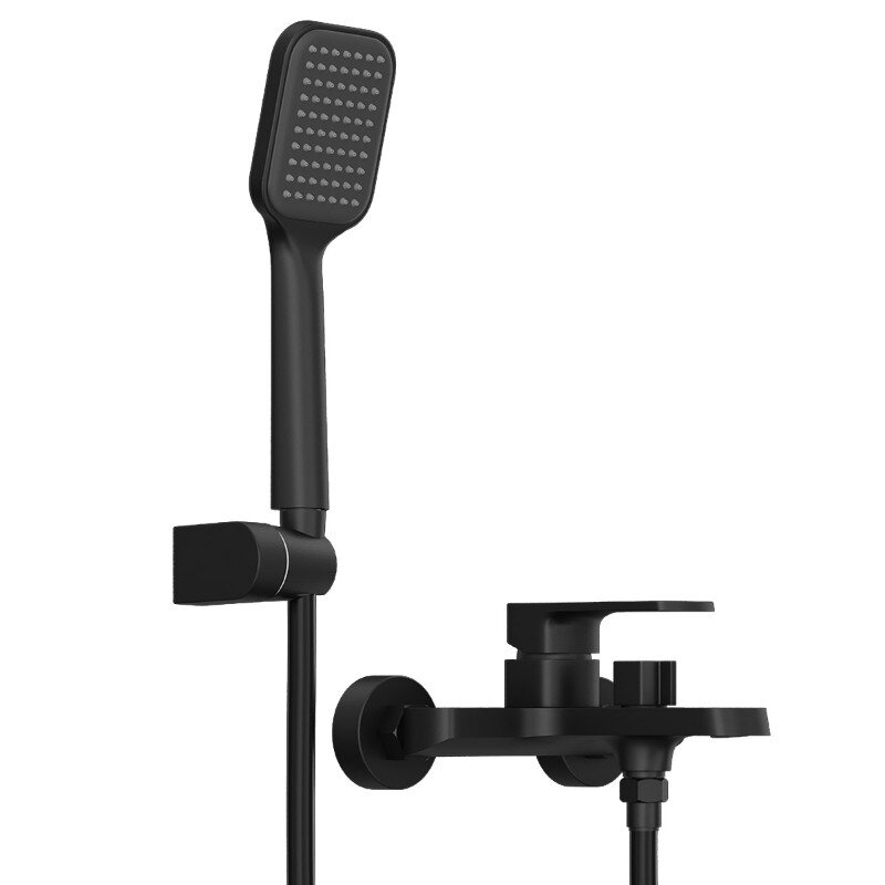 Изображение товара Смеситель для ванны и душа Elghansa Heffen Black 2352520-Black, с душевым гарнитуром, цвет черный