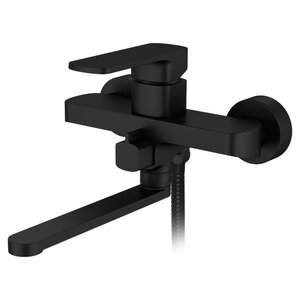 Изображение товара Смеситель для ванны и душа Elghansa Heffen Black 5352520-20-Black, с душевым гарнитуром, цвет черный