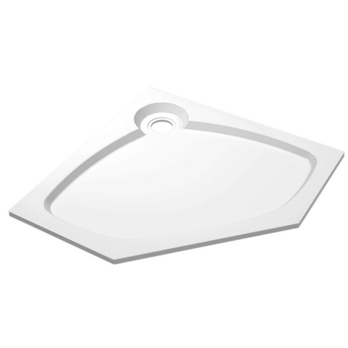 Изображение товара Поддон для душа литой Cezares TRAY-S-P-90-56-W 90x90 см белый из искусственного камня
