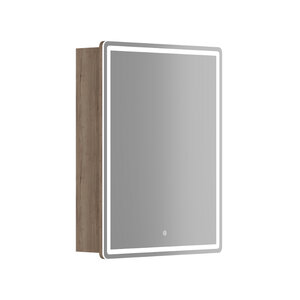 Изображение товара Зеркальный шкаф Sancos Mirror MI60EG, 60 см, с подсветкой, цвет дуб галифакс натуральный