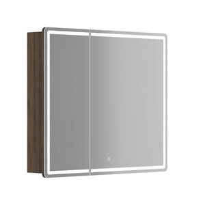 Изображение товара Зеркальный шкаф Sancos Mirror MI90ECH, 90 см, с подсветкой, цвет дуб чарльстон