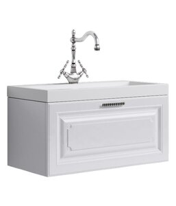 Изображение товара Тумба под раковину Aqwella Empire 80 белая подвесная