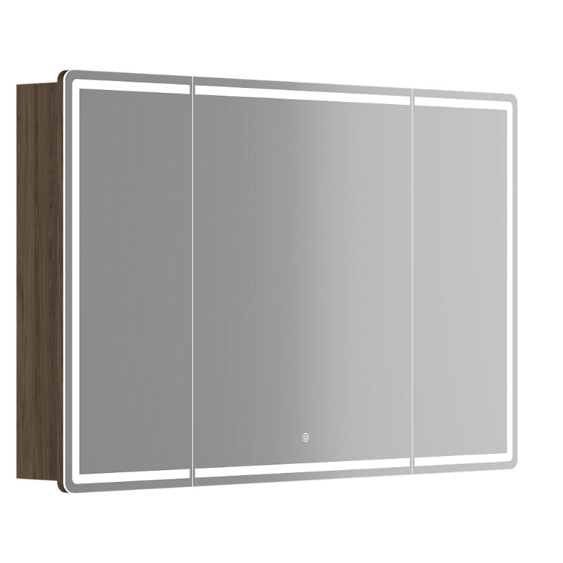 Изображение товара Зеркальный шкаф Sancos Mirror MI120ECH, 120 см, с подсветкой, цвет дуб чарльстон Изображение товара Зеркальный шкаф Sancos Mirror MI120ECH, 120 см, с подсветкой, цвет дуб чарльстон