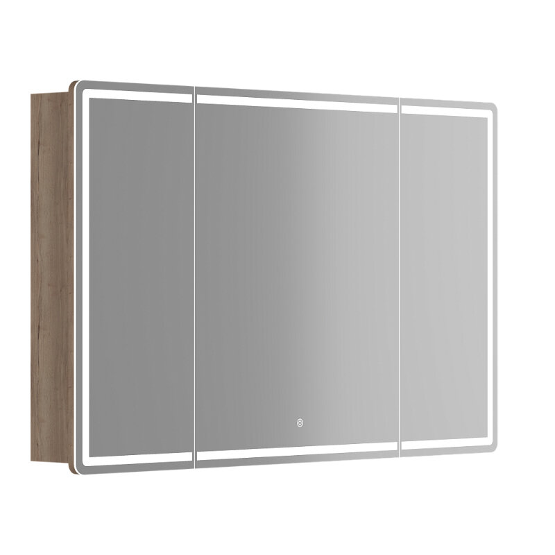 Изображение товара Зеркальный шкаф Sancos Mirror MI120EG с подсветкой 120 см дуб галифакс натуральный Изображение товара Зеркальный шкаф Sancos Mirror MI120EG с подсветкой 120 см дуб галифакс натуральный