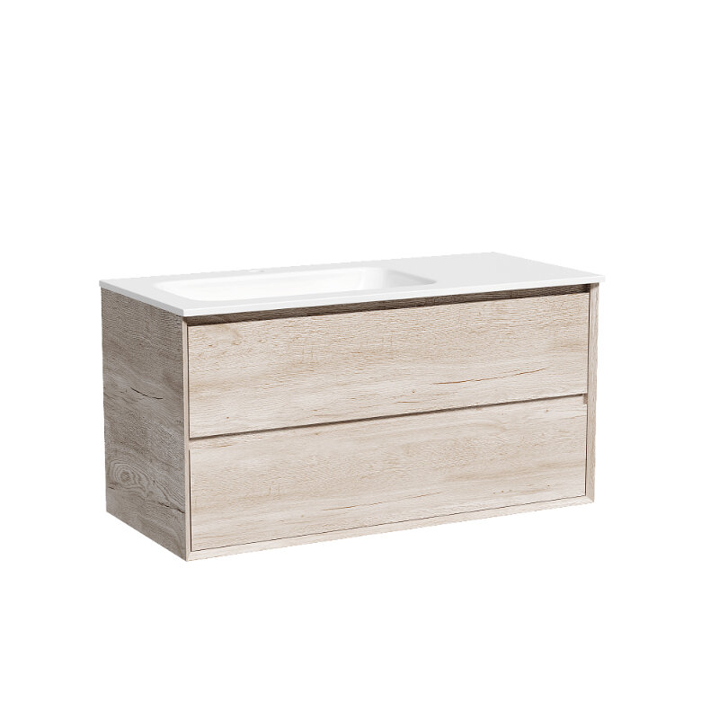 Изображение товара Подвесная тумба под раковину Sancos Marmi 2.0 100 см дуб галифакс