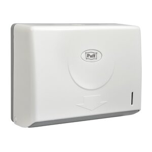 Изображение товара Диспенсер для бумажных полотенец Puff-5110 белый настенный пластиковый