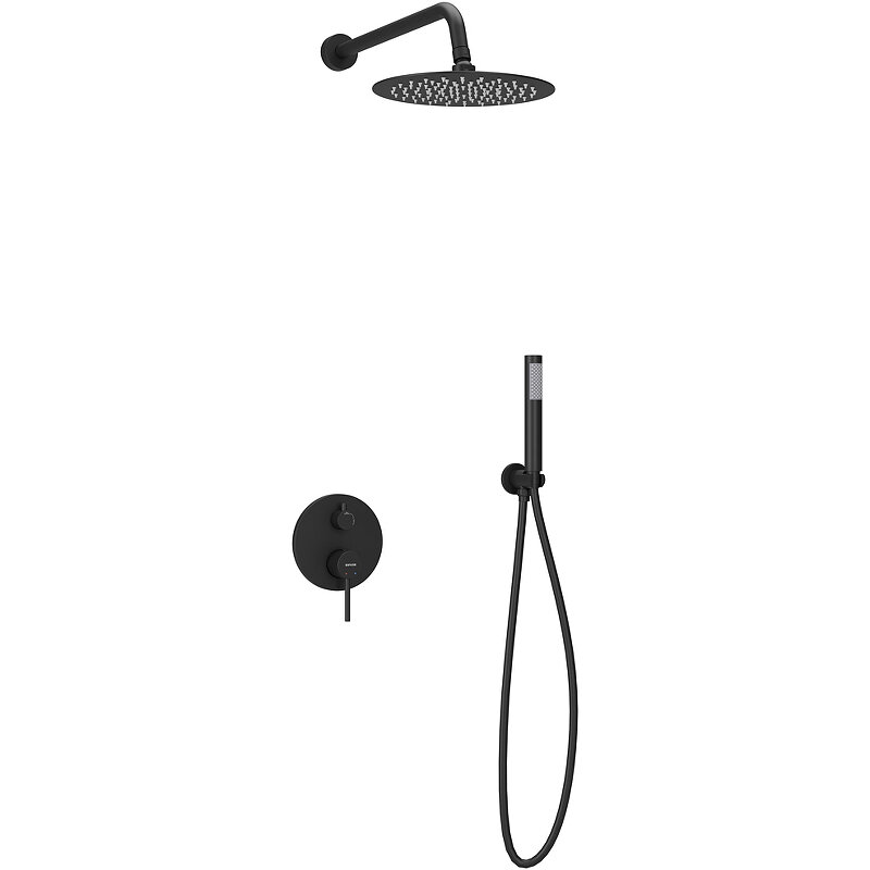 Изображение товара Душевая система Sancos Select SC3003MB черный матовый встроенная однорычажная