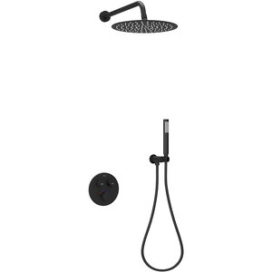 Изображение товара Душевая система Sancos Link SC3005MB, термостатическая, цвет черный матовый