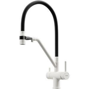 Изображение товара Смеситель для кухонной мойки Sancos Dora SC4003GR с подключением к фильтру и гибким изливом