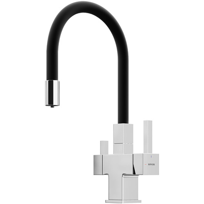 Изображение товара Смеситель для кухонной мойки Sancos Arno SC4005CH, с подключением к фильтру, с гибким изливом, цвет хром Изображение товара Смеситель для кухонной мойки Sancos Arno SC4005CH, с подключением к фильтру, с гибким изливом, цвет хром
