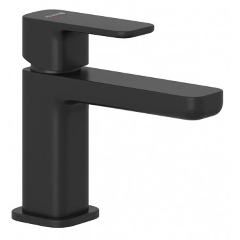 Изображение товара Смеситель Kludi Renon 422663975 с донным клапаном черный матовый