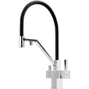 Изображение товара Смеситель для кухонной мойки Sancos Loro SC4007CH, с подключением к фильтру, с гибким изливом, цвет хром