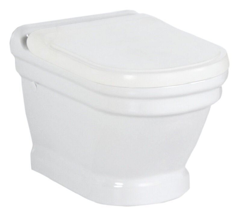 Изображение товара Подвесной унитаз Creavit Antik AN321 с горизонтальным выпуском и системой антивсплеск