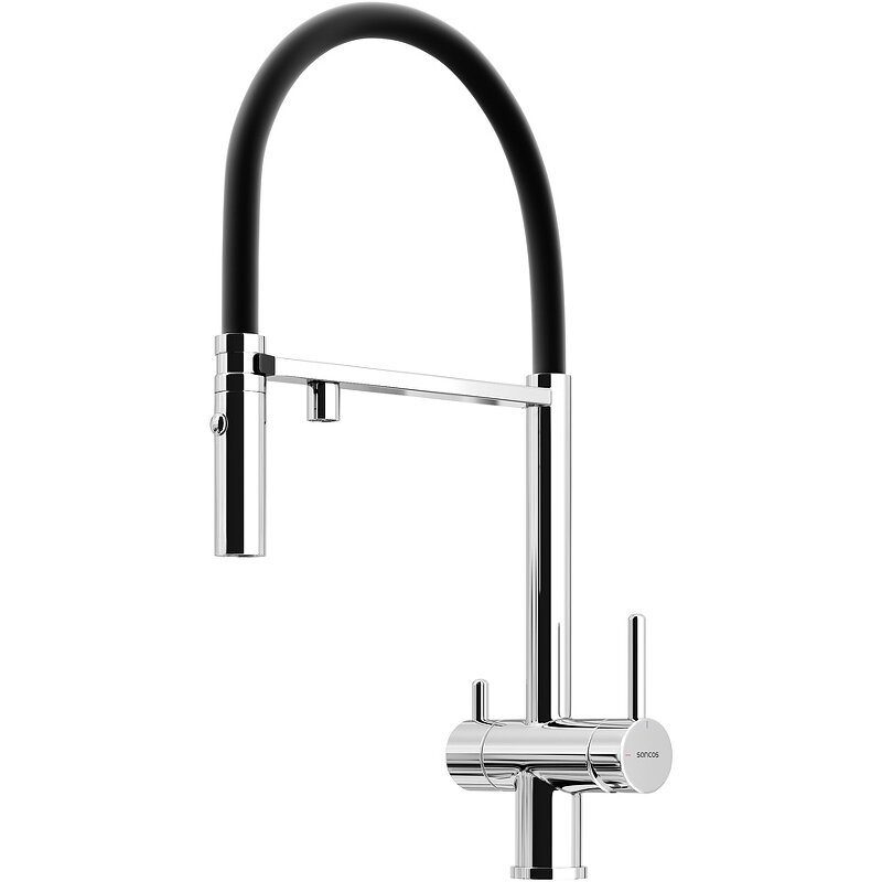 Изображение товара Смеситель для кухонной мойки Sancos Imola SC4010CH с фильтром и гибким изливом