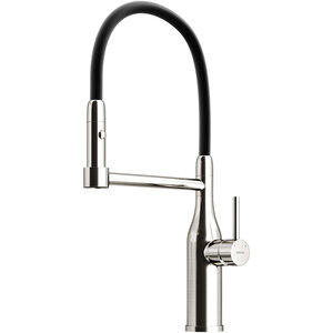 Изображение товара Смеситель для кухонной мойки Sancos Pride SC4011BNG, с гибким изливом, цвет нержавеющая сталь