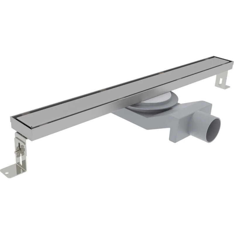 Изображение товара Дренажный канал Plumberia Selection PSL Linear PSL100MT 100 см под плитку нержавеющая сталь матовая