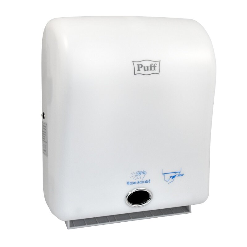 Изображение товара Автоматический сенсорный диспенсер для бумажных полотенец Puff-4110 белый