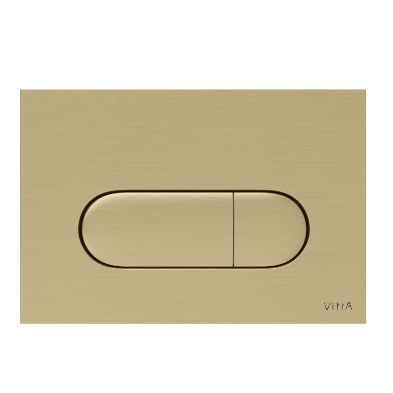 Изображение товара Клавиша смыва Vitra Root Round 740-2225 механическая золото шлифованное