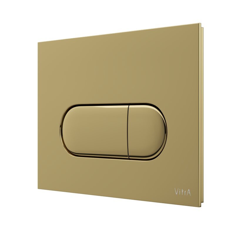 Изображение товара Клавиша смыва Vitra Root Round 740-2224 механическая золото глянцевое