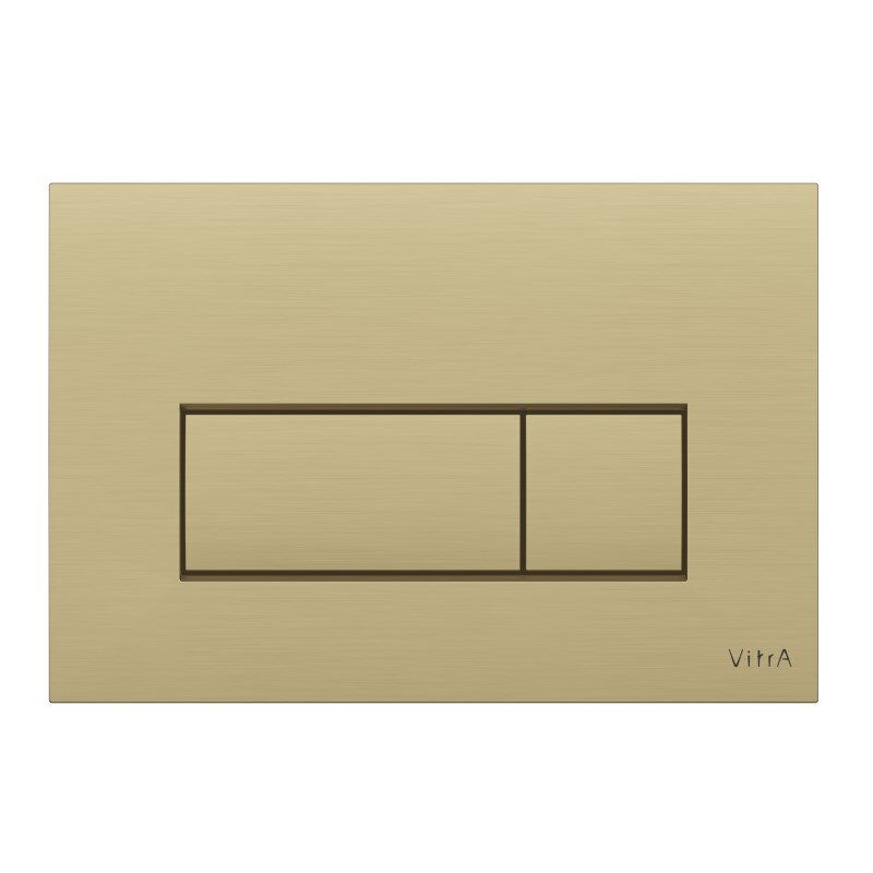Изображение товара Клавиша смыва Vitra Root Square 740-2325 механическая золото Изображение товара Клавиша смыва Vitra Root Square 740-2325 механическая золото