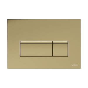 Изображение товара Клавиша смыва VitrA Root Square 740-2324, механическая, золото матовое