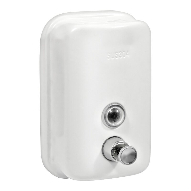 Изображение товара Диспенсер для жидкого мыла Puff 8605W, 1402.021, наливной, антивандальный, цвет белый матовый