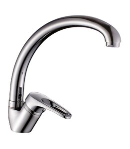 Изображение товара Смеситель для кухонной мойки Rossinka B35-25 с поворотным изливом и однорычажным управлением