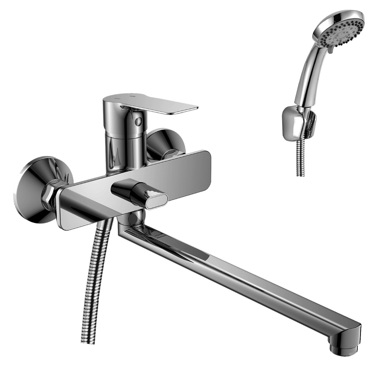 Изображение товара Смеситель Rossinka RS27-33 для ванны с поворотным изливом