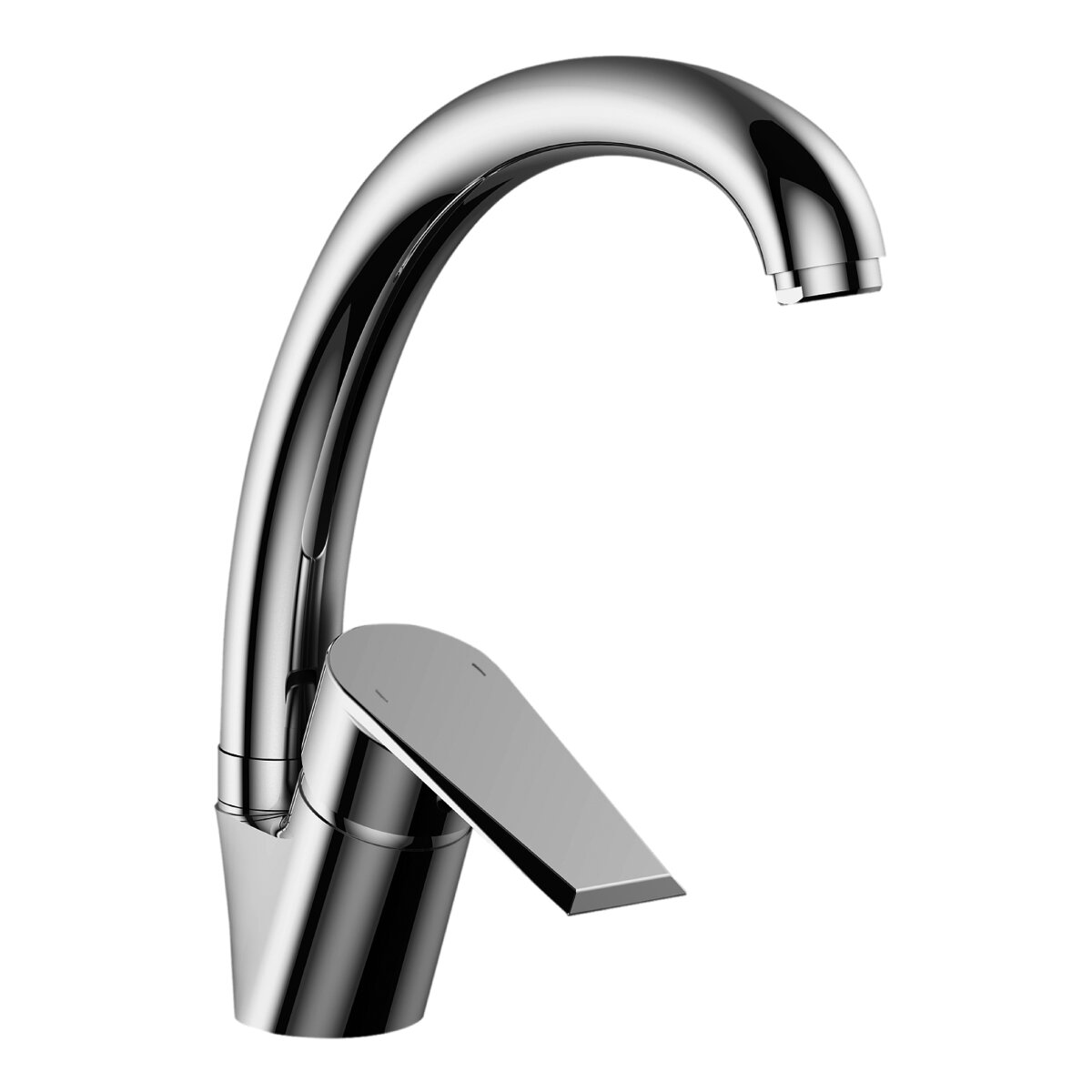 Изображение товара Смеситель для кухонной мойки Rossinka RS28-23 с поворотным изливом и 7 лет гарантии