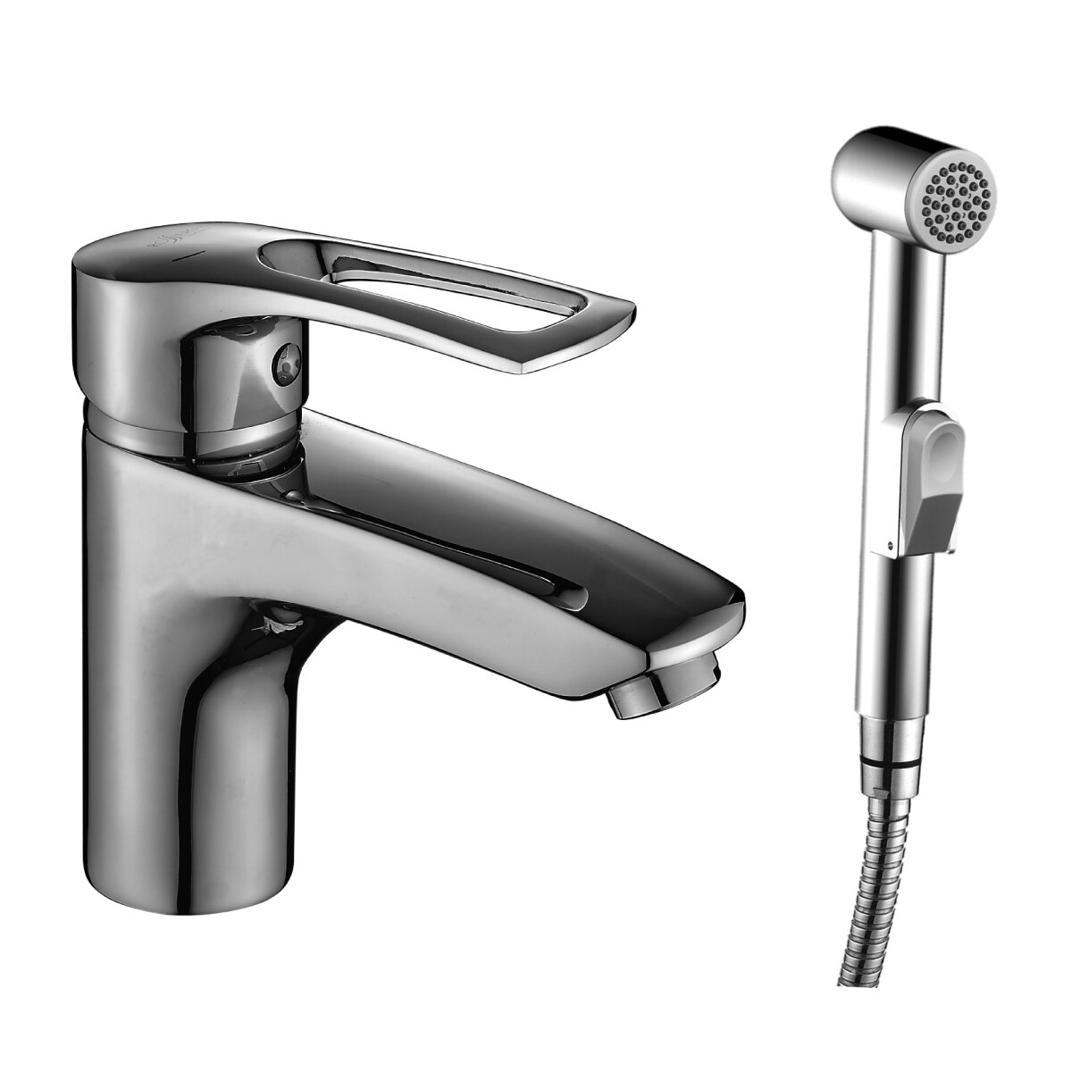 Изображение товара Смеситель Rossinka T40-15 для раковины с гигиеническим душем