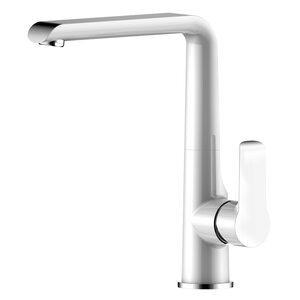 Изображение товара Смеситель Rossinka W35-23 для кухонной мойки, белый