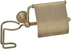 Изображение товара Бумагодержатель закрытый с держателем освежителя воздуха Veragio Gialetta VR.GIL-6485.BR, бронза