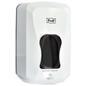 Изображение товара Диспенсер для жидких растворов Puff 8184, 1402.166, сенсорный, цвет белый/черный