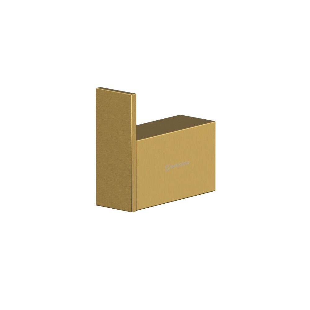 Изображение товара Крючок Whitecross Cubo CU2410GLB, брашированное золото Изображение товара Крючок Whitecross Cubo CU2410GLB, брашированное золото