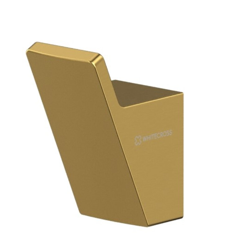 Изображение товара Крючок Whitecross Cubo CU2415GLB золото брашированное настенный прочный дизайн