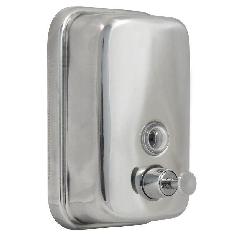 Изображение товара Диспенсер для жидкого мыла Solinne 801 антивандальный хром 500 мл