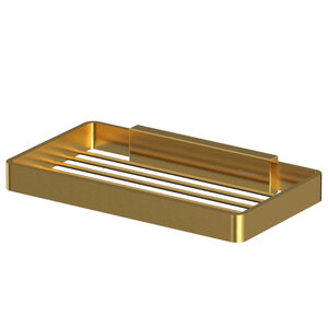 Изображение товара Мыльница-решетка Whitecross Cubo CU2424GLB, цвет золото брашированное