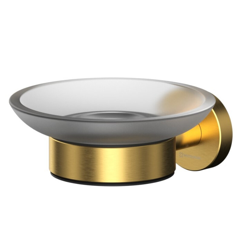 Изображение товара Мыльница Whitecross Ergo ER2220GLB в золотом брашированном цвете, настенная