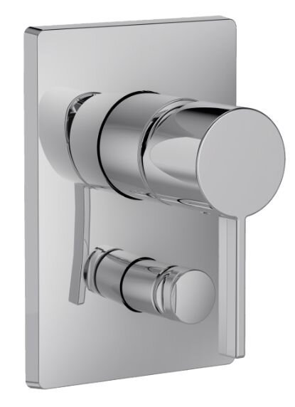 Изображение товара Смеситель Jacob Delafon Stillness E98723-CP для ванны и душа, встраиваемый, хром