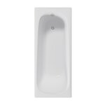 Ванна чугунная Delice Continental Limited Edition DLR230644, 165 х 70 см, без покрытия, без ручек, цвет белый - фото 1