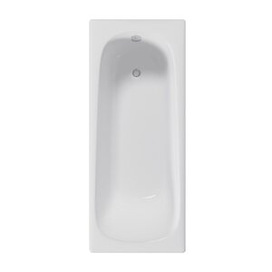 Изображение товара Ванна чугунная Delice Continental Limited Edition DLR230644, 165 х 70 см, без покрытия, без ручек, цвет белый