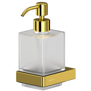 Изображение товара Дозатор жидкого мыла Whitecross Cubo CU2440GL, цвет золото
