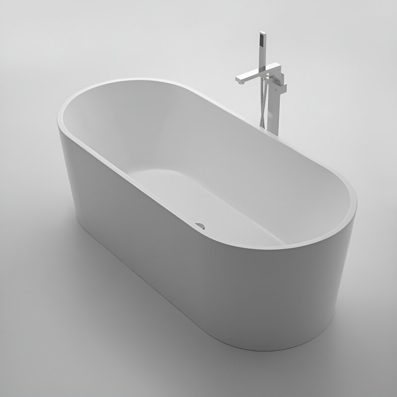 Изображение товара Ванна акриловая BelBagno BB71-1600-W0 160х75 см белая современная Изображение товара Ванна акриловая BelBagno BB71-1600-W0 160х75 см белая современная