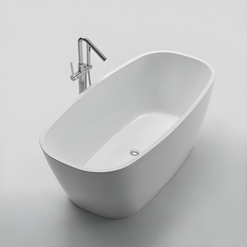 Изображение товара Акриловая ванна BelBagno 170x80 см BB72-1700-W0, отдельностоящая, премиум класс