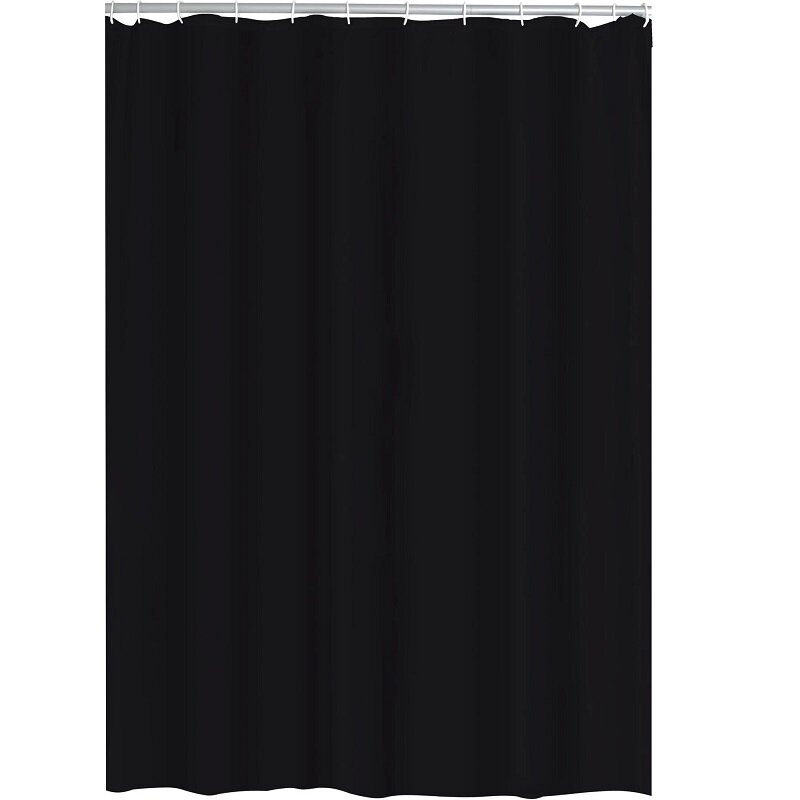 Изображение товара Штора для ванной комнаты Ridder Madison 180x200 см черная водоотталкивающая