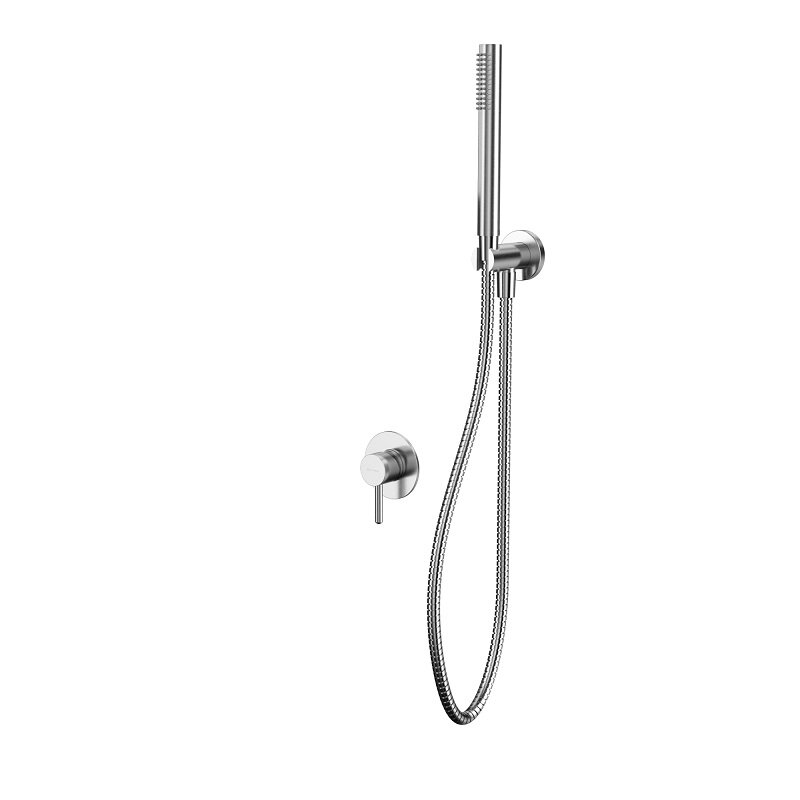 Изображение товара Смеситель для душа Whitecross Y brushed nickel с душевым гарнитуром и скрытым монтажом